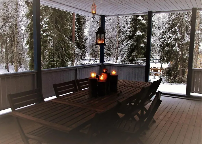 Hétvégi ház Scandinavian Dream Vikajarvi- Rovaniemi Vikajärvi